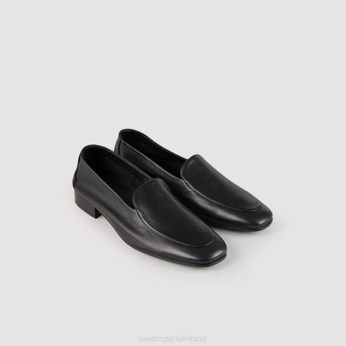 Sandro Paris miehet nahkaiset loaferit VLHP855 jalkineet musta