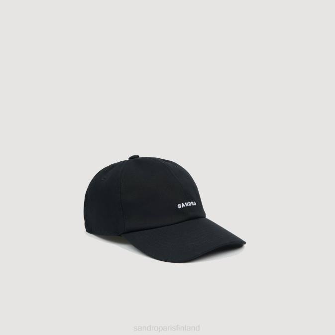 Sandro Paris miehet brodeerattu lippalakki VLHP831 Lisätarvikkeet musta