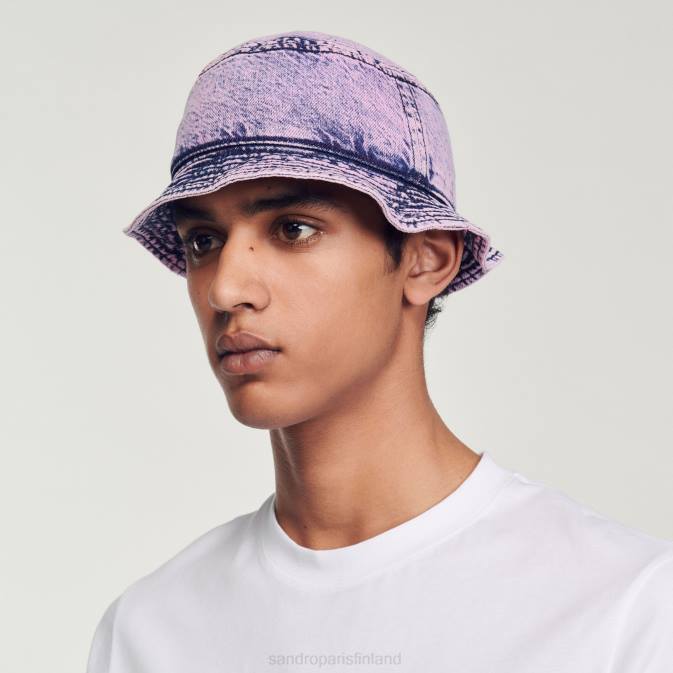Sandro Paris miehet brodeerattu logohattu VLHP835 Lisätarvikkeet vaaleanpunainen
