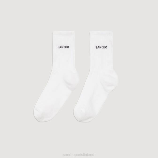 Sandro Paris miehet logoiset sukat VLHP843 Lisätarvikkeet valkoinen
