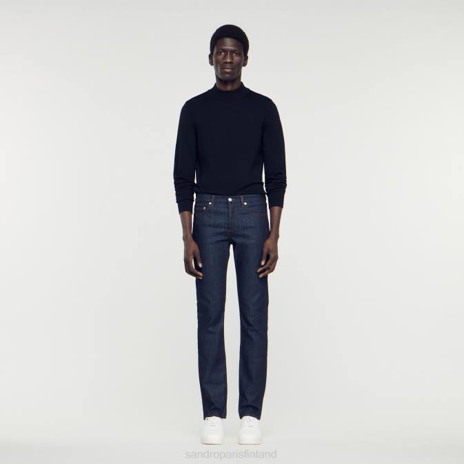 Sandro Paris miehet raakafarkut - kapea leikkaus VLHP598 vaatteet raaka-denimiä