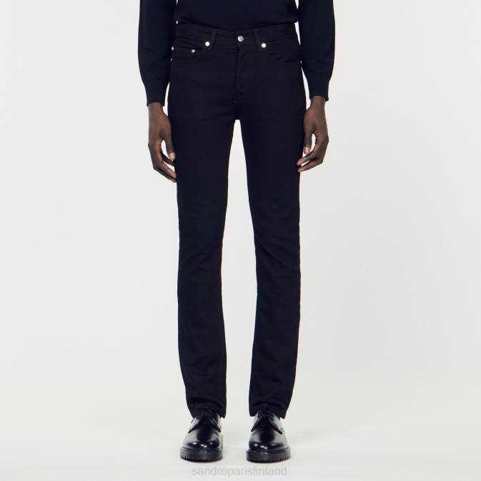 Sandro Paris miehet slim-fit farkut VLHP639 vaatteet musta