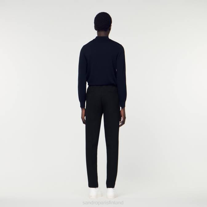 Sandro Paris miehet jersey housut VLHP786 vaatteet musta