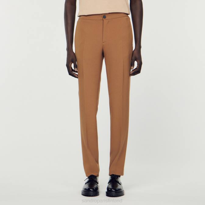 Sandro Paris miehet jersey housut VLHP824 vaatteet kameli