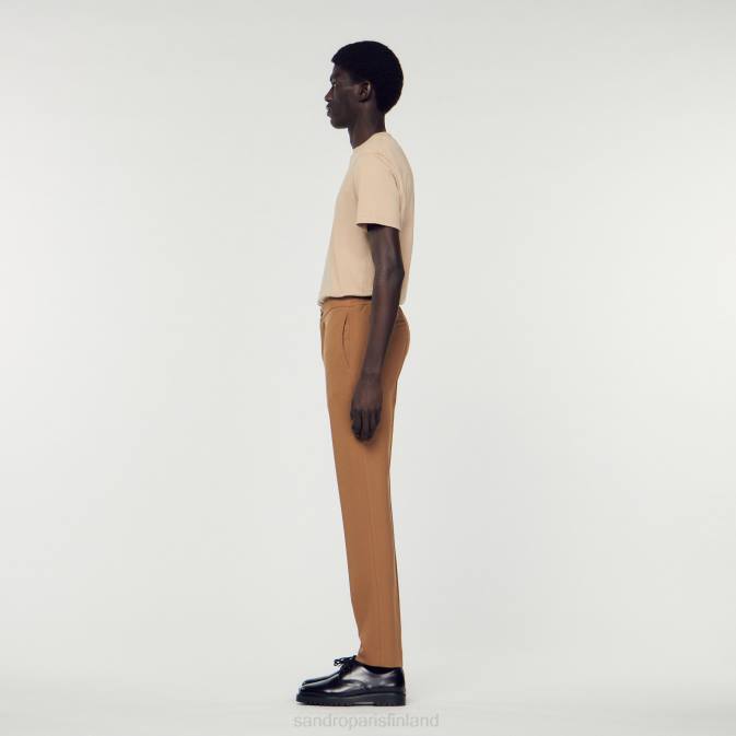 Sandro Paris miehet jersey housut VLHP824 vaatteet kameli