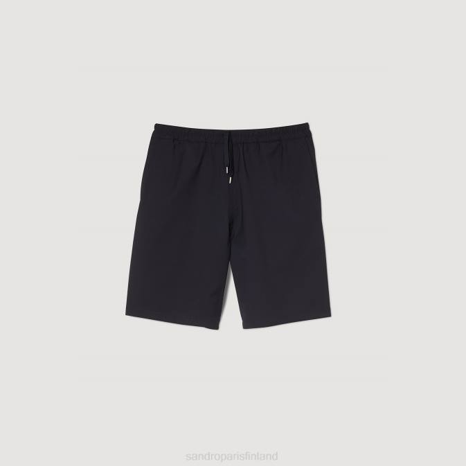 Sandro Paris miehet joustavat shortsit VLHP648 vaatteet laivastonsininen
