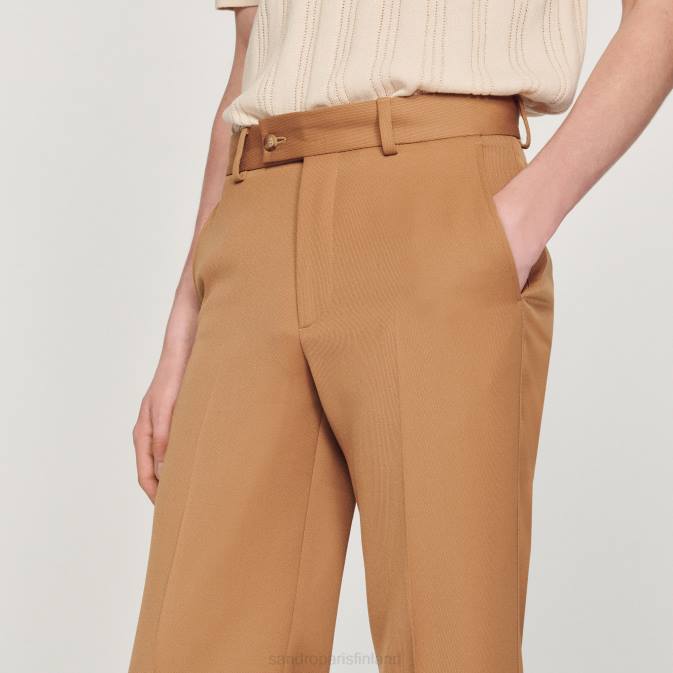 Sandro Paris miehet villasekoitehousut VLHP603 vaatteet kameli