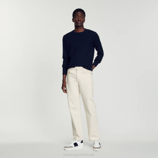 Sandro Paris miehet villapaita VLHP687 vaatteet laivastonsininen