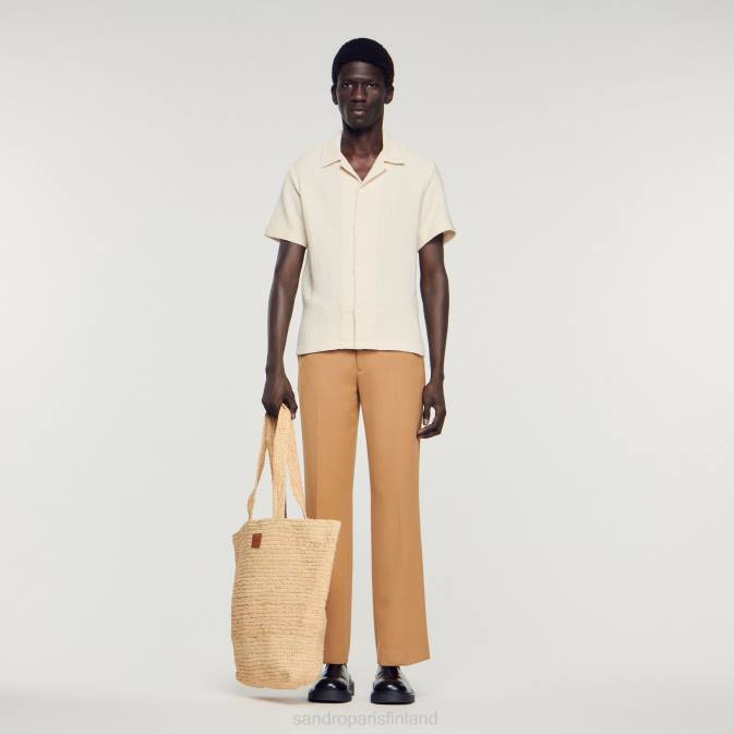 Sandro Paris miehet hunajakennopaita VLHP609 vaatteet ekru