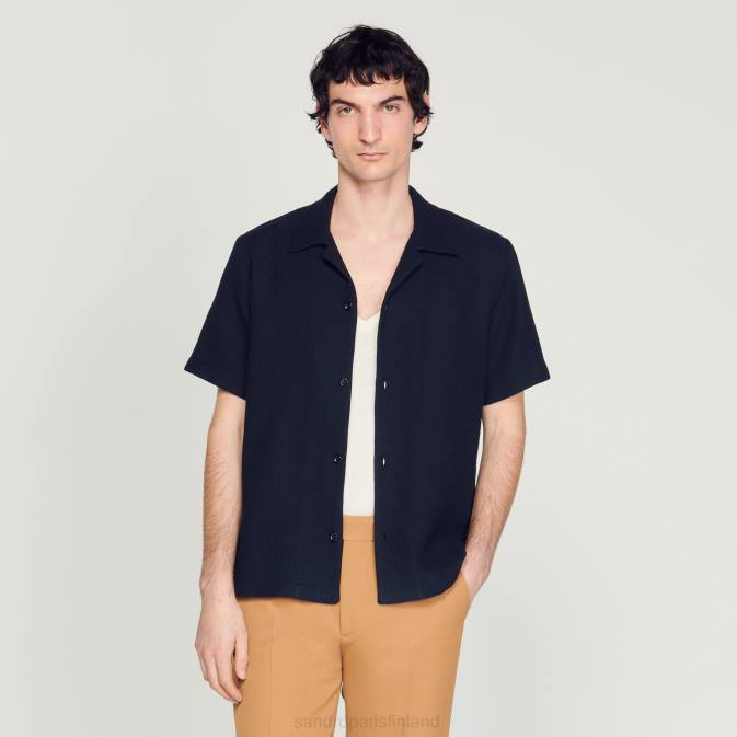 Sandro Paris miehet hunajakennopaita VLHP641 vaatteet laivastonsininen