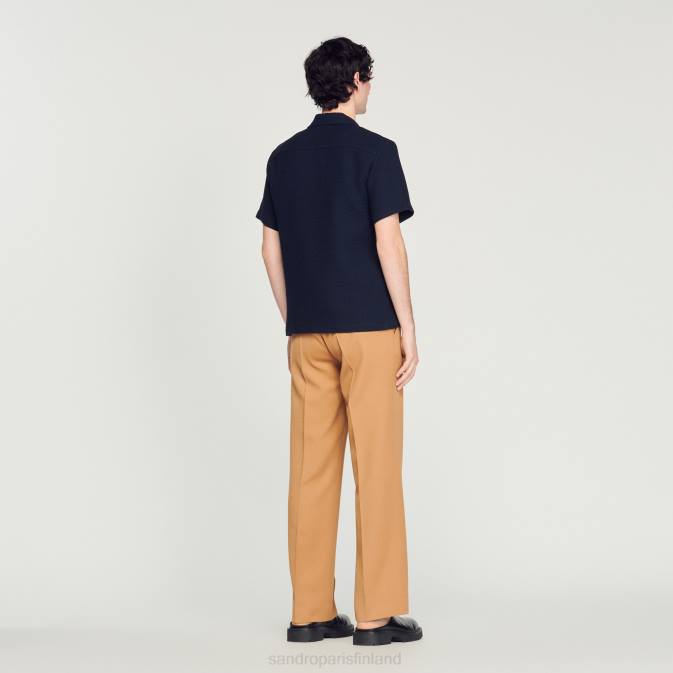 Sandro Paris miehet hunajakennopaita VLHP641 vaatteet laivastonsininen