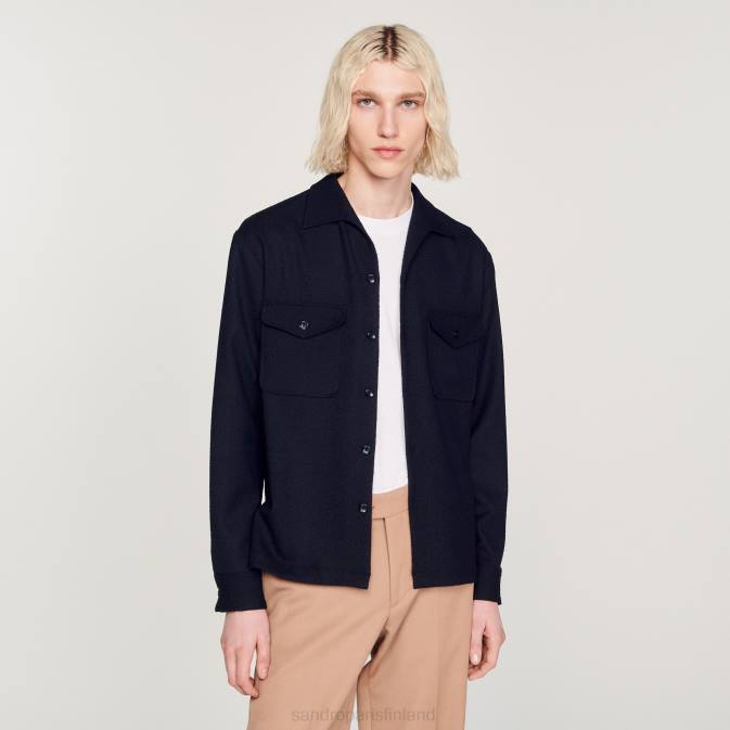 Sandro Paris miehet löysä paita VLHP699 vaatteet yksi väri