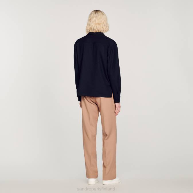 Sandro Paris miehet löysä paita VLHP699 vaatteet yksi väri