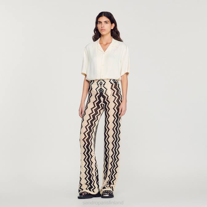 Sandro Paris miehet lyhythihainen paita VLHP818 vaatteet ekru