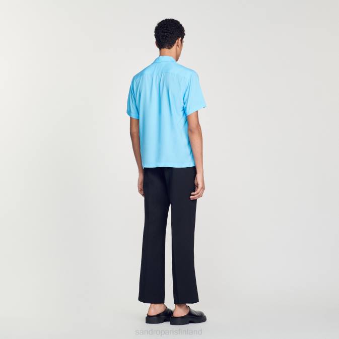 Sandro Paris miehet patsas paita VLHP722 vaatteet taivaansininen