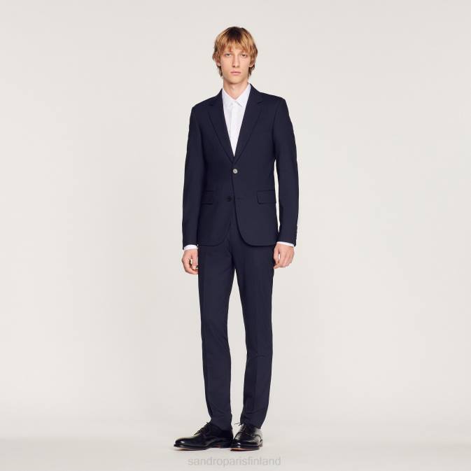 Sandro Paris miehet joustava villatakki VLHP689 vaatteet laivastonsininen