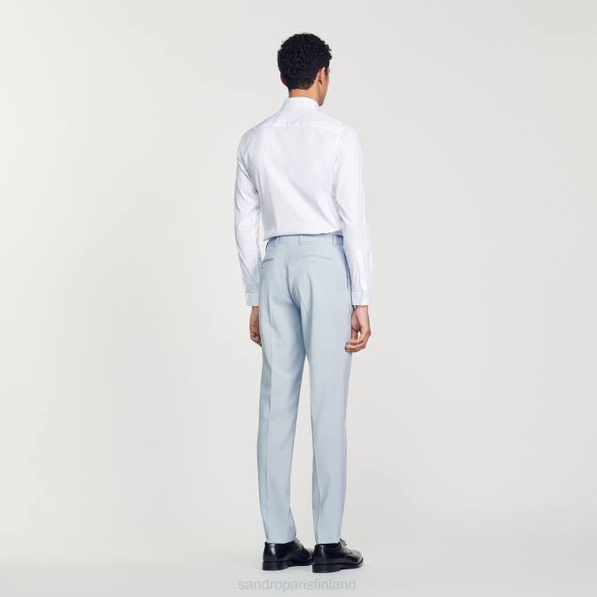 Sandro Paris miehet pukuhousut VLHP794 vaatteet vaaleansininen
