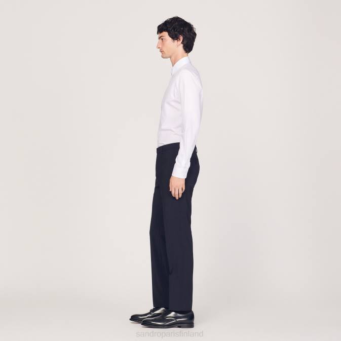 Sandro Paris miehet smokkihousut VLHP693 vaatteet laivastonsininen