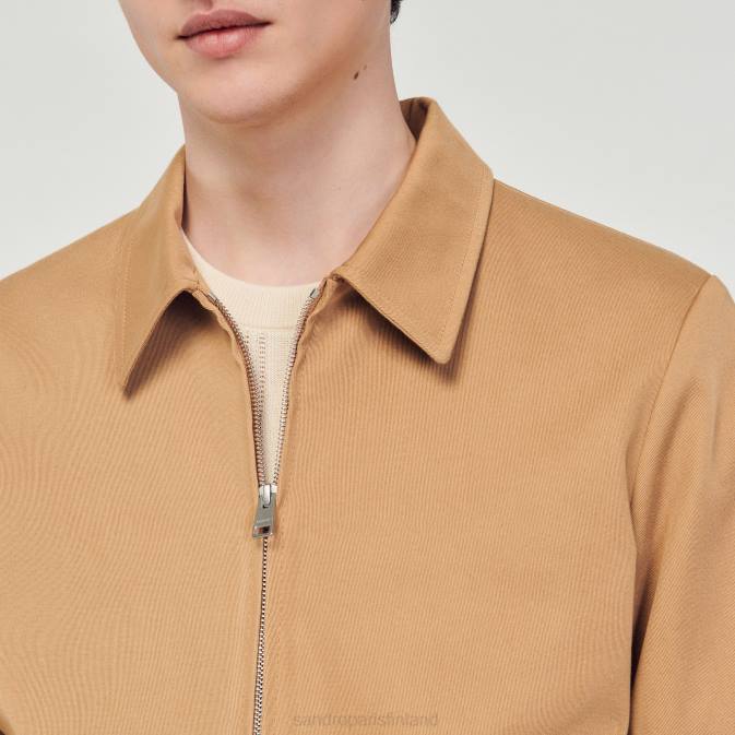 Sandro Paris miehet puuvillatakki VLHP601 vaatteet beige