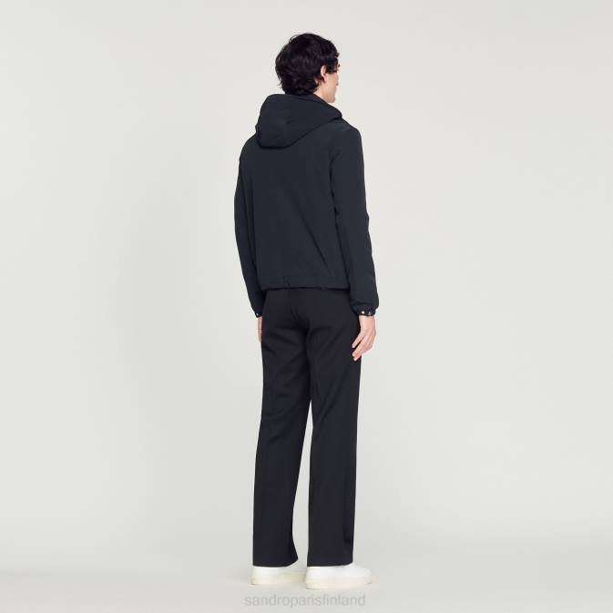 Sandro Paris miehet tekninen kangastakki VLHP644 vaatteet laivastonsininen