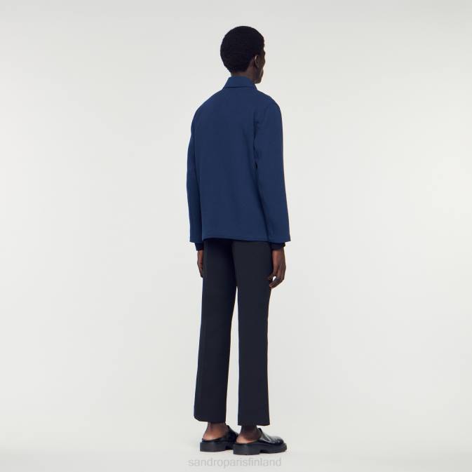 Sandro Paris miehet työntekijän takki VLHP767 vaatteet laivastonsininen