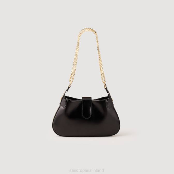 Sandro Paris naiset suloinen janet-ketjulaukku VLHP559 Lisätarvikkeet musta