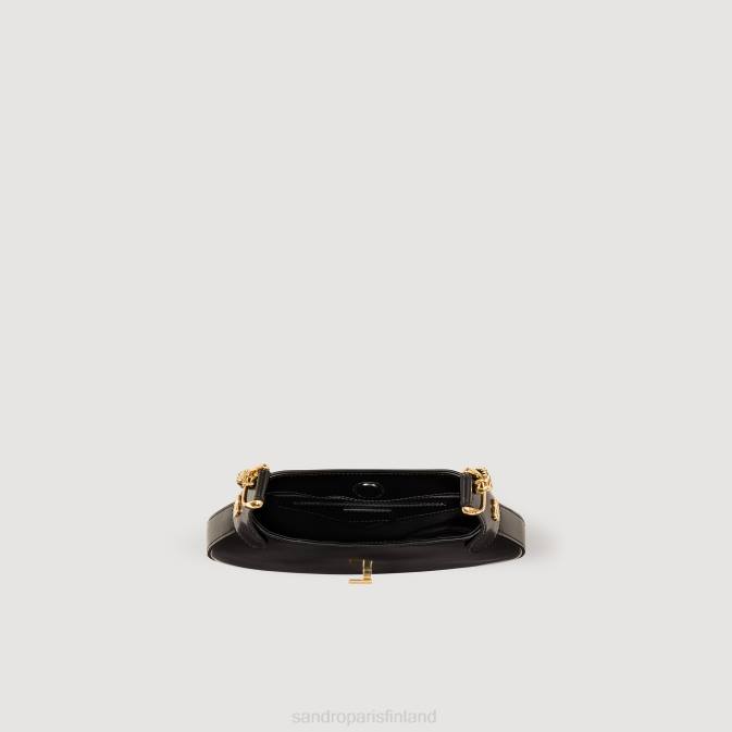 Sandro Paris naiset suloinen janet-ketjulaukku VLHP559 Lisätarvikkeet musta