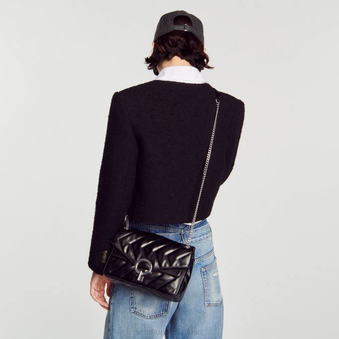 Sandro Paris naiset yza laukku VLHP535 Lisätarvikkeet musta