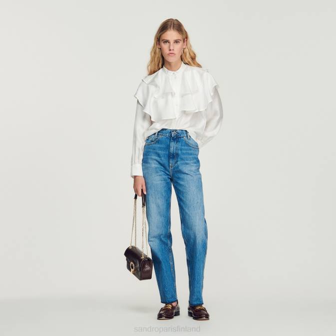 Sandro Paris naiset yza laukku, pieni malli VLHP529 Lisätarvikkeet ruskea