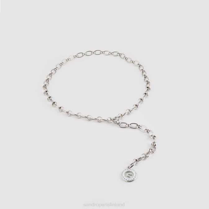 Sandro Paris naiset ketjulenkkihihna VLHP560 Lisätarvikkeet hopea