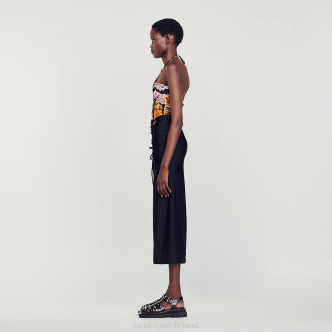 Sandro Paris naiset sarong hame VLHP261 vaatteet musta