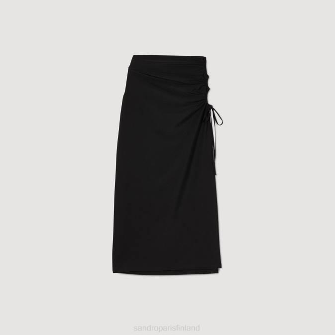 Sandro Paris naiset sarong hame VLHP261 vaatteet musta