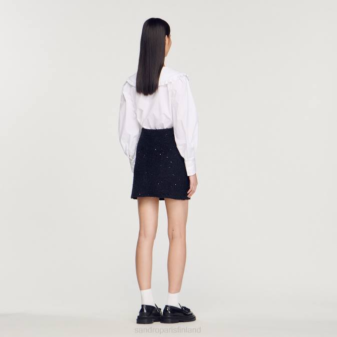 Sandro Paris naiset tweed-hame VLHP305 vaatteet musta