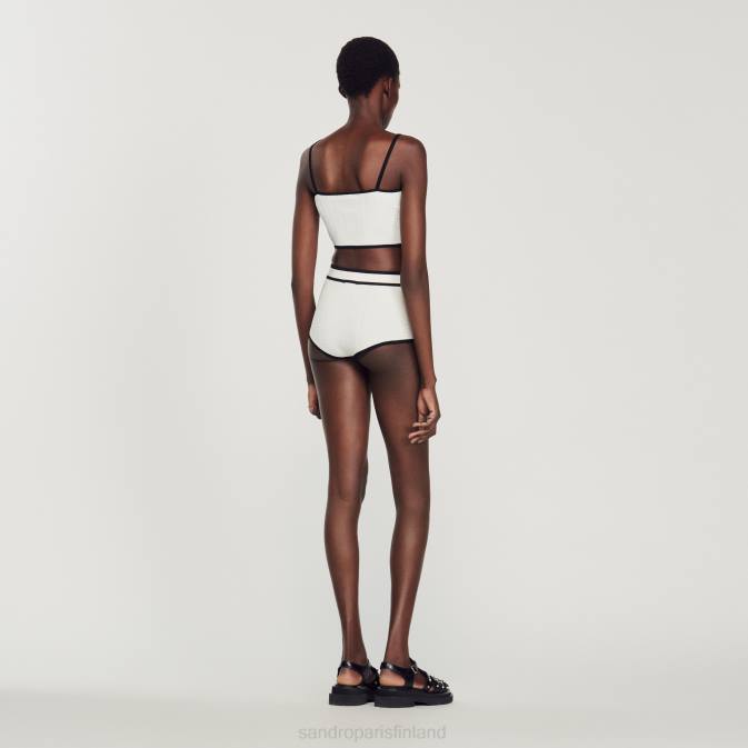 Sandro Paris naiset neulotut alushousut VLHP354 vaatteet valkoinen