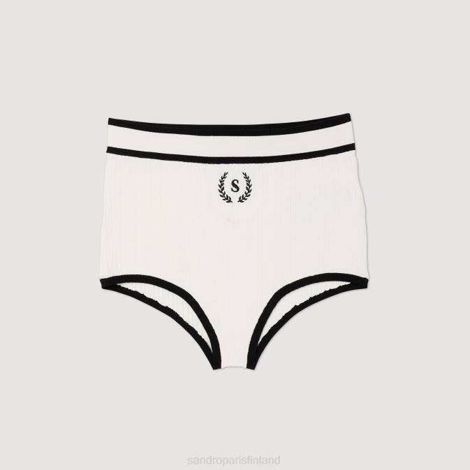 Sandro Paris naiset neulotut alushousut VLHP354 vaatteet valkoinen