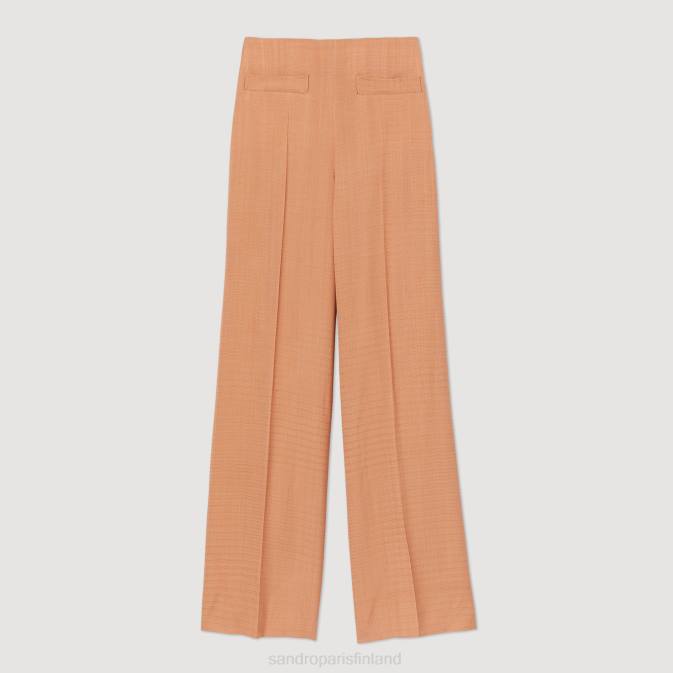 Sandro Paris naiset räätälöidyt housut VLHP348 vaatteet Umber maa