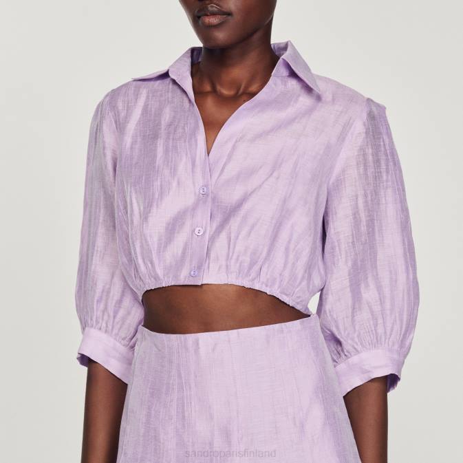 Sandro Paris naiset lyhyt avoin mekko VLHP359 vaatteet violetti