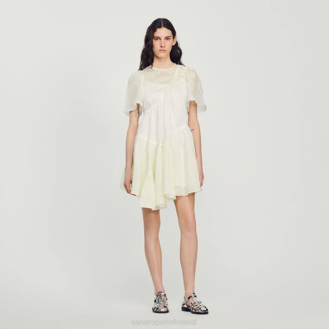 Sandro Paris naiset solmio ja värjää lyhyt mekko VLHP415 vaatteet monivärinen