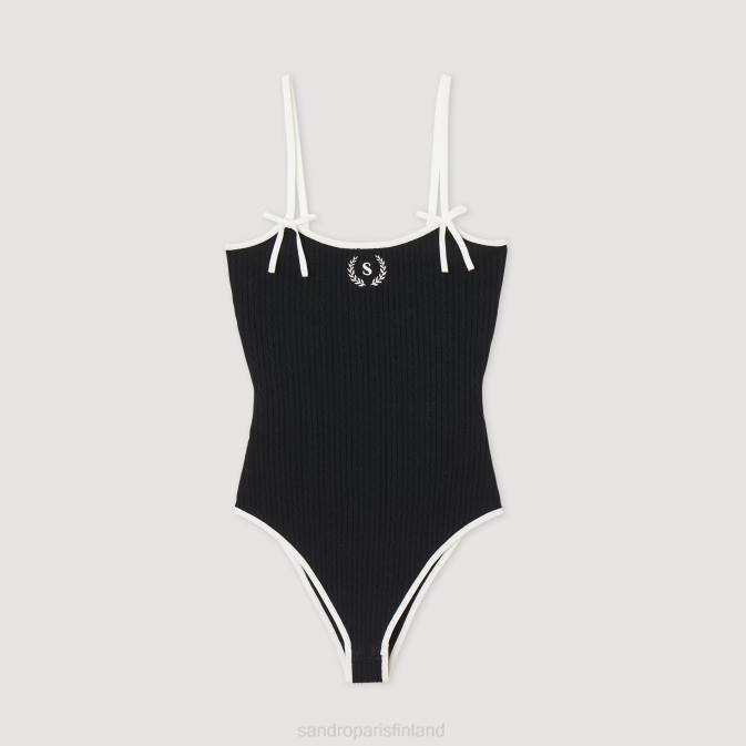 Sandro Paris naiset neulottu body VLHP141 vaatteet musta