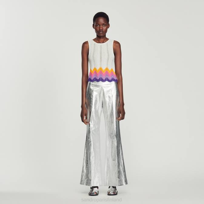 Sandro Paris naiset neulottu tankki VLHP163 vaatteet monivärinen