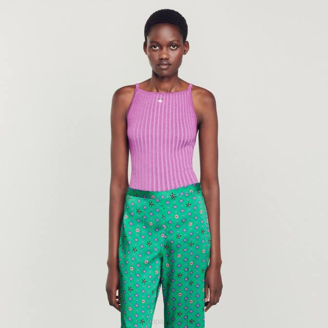 Sandro Paris naiset resori body VLHP21 vaatteet violetti