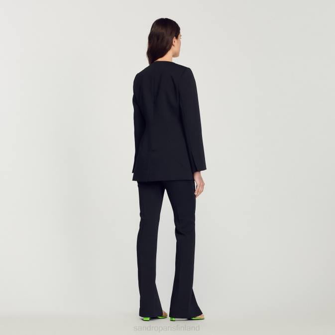 Sandro Paris naiset istuva takki VLHP448 vaatteet musta