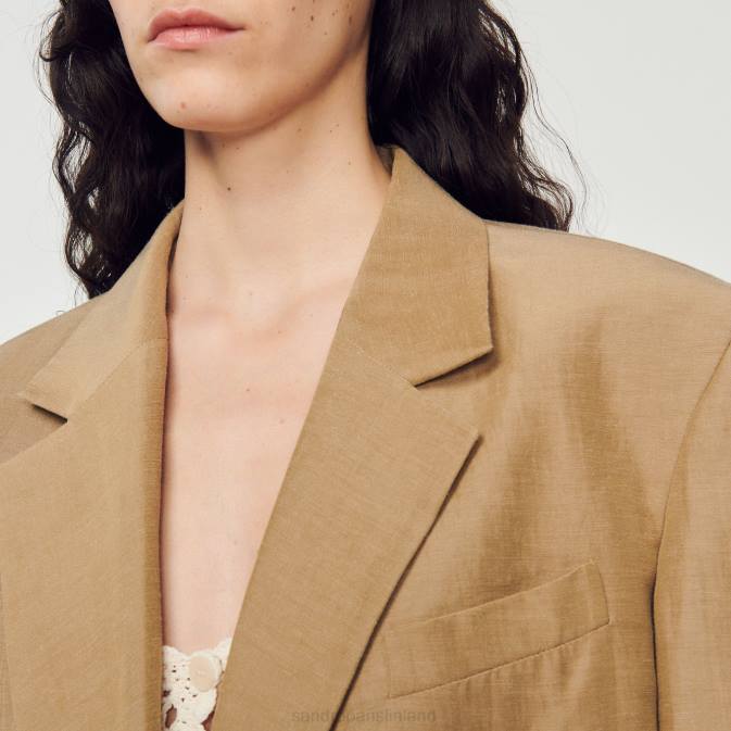 Sandro Paris naiset räätälöity takki VLHP379 vaatteet terre