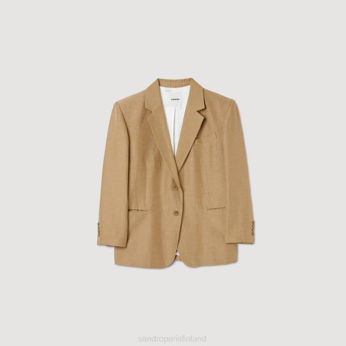 Sandro Paris naiset räätälöity takki VLHP379 vaatteet terre