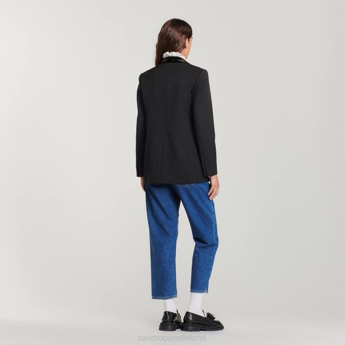 Sandro Paris naiset räätälöity takki VLHP386 vaatteet yksi väri