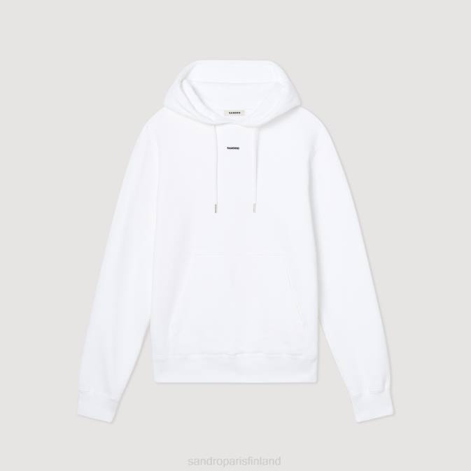 Sandro Paris naiset brodeerattu huppari VLHP808 vaatteet valkoinen