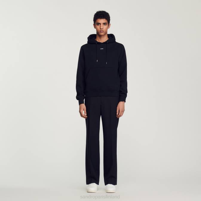 Sandro Paris naiset brodeerattu huppari VLHP809 vaatteet musta